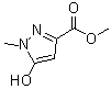 structure of CAS# 51985-95-6, 5-羟基-1-甲基-1H-吡唑-3-羧酸甲酯