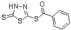 2,5-二巯基-1,3,4-噻二唑单苯甲酸酯分子结构 (CAS 51988-14-8)