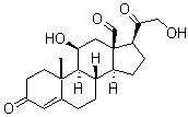structure of CAS# 52-39-1, 醛固酮