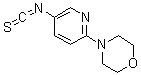 structure of CAS# 52024-29-0, 6-吗啉基-3-吡啶基异硫氰酸酯