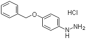4-苄氧基苯肼盐酸盐分子结构 (CAS 52068-30-1)