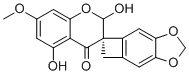 2-羟基-7-O-甲基绵枣儿素分子结构 (CAS 52096-50-1)
