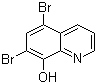 structure of CAS# 521-74-4, 5,7-Dibromoquinolin-8-ol