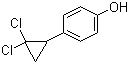 4-(2,2-二氯环丙基)苯酚分子结构 (CAS 52179-26-7)