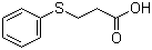 structure of CAS# 5219-65-8, 3-苯硫基丙酸