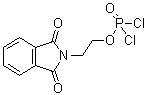 structure of CAS# 52198-45-5, 2-邻苯二甲酰亚胺基乙基二氯磷酸酯