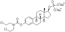 structure of CAS# 52205-73-9, 雌莫司汀磷酸钠