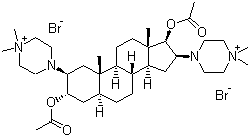 structure of CAS# 52212-02-9, 哌库溴铵