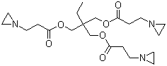 structure of CAS# 52234-82-9, 三羟甲基丙烷-三(3-吖丙啶基丙酸酯)