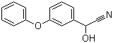 (3-苯氧基苯基)羟基乙腈分子结构 (CAS 52315-06-7)