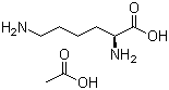 L-赖氨酸醋酸盐分子结构 (CAS 52315-92-1)