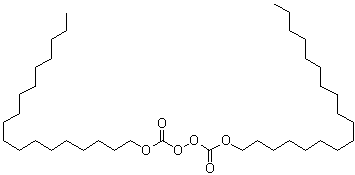 二硬脂基过氧二碳酸酯分子结构 (CAS 52326-66-6)