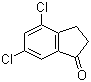 4,6-二氯-1-茚满酮分子结构 (CAS 52397-81-6)