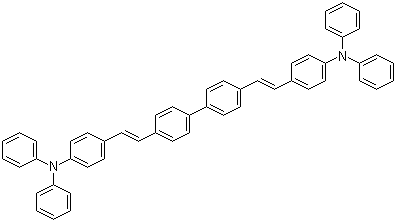 4,4'-双[4-(二苯基氨基)苯乙烯基]联苯分子结构 (CAS 523977-57-3)