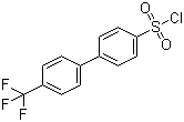 structure of CAS# 524046-23-9, 4'-Trifluoromethylbiphenyl-4-sulfonyl chloride