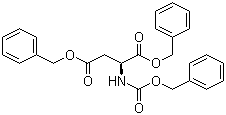structure of CAS# 5241-60-1, N-苄氧羰基-L-天冬氨酸 1,4-二苄酯