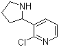 CAS # 524674-55-3, 2-Chloro-3-(2-pyrrolidinyl)pyridine