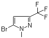 CAS # 524740-42-9, 5-Bromo-1-methyl-3-(trifluoromethyl)-1H-pyrazole