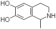 structure of CAS# 525-72-4, 1,2,3,4-四氢-1-甲基-6,7-异喹啉二醇