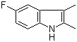 structure of CAS# 526-47-6, 2,3-Dimethyl-5-fluoroindole