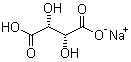 structure of CAS# 526-94-3, Sodium hydrogen tartrate