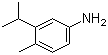 4-甲基-3-异丙基苯胺分子结构 (CAS 5266-84-2)