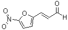 CAS # 52661-56-0, (2E)-3-(5-Nitro-2-furanyl)-2-propenal, (2E)-3-(5-nitro-2-furanyl)-2-propenal, (E)-3-(5-Nitro-2-furyl)acrolein, trans-3-(5-Nitro-2-furyl)acrolein