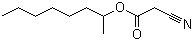 structure of CAS# 52688-08-1, Octan-2-yl 2-cyanoacetate