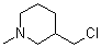 structure of CAS# 52694-50-5, 3-Chloromethyl-1-methylpiperidine