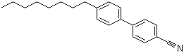 structure of CAS# 52709-84-9, 4'-正辛基-4-氰基联苯