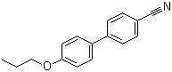 4-丙氧基-4'-氰基联苯分子结构 (CAS 52709-86-1)