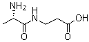 L-丙氨酰-beta-丙氨酸分子结构 (CAS 52788-02-0)