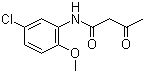 乙酰乙酰-2-甲氧基-5-氯苯胺分子结构 (CAS 52793-11-0)
