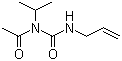 structure of CAS# 528-92-7, 烯丙基异丙基乙酰脲