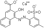 structure of CAS# 5281-04-9, Pigment Red 57:1