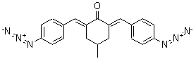 structure of CAS# 5284-79-7, 2,6-双(4-叠氮亚苄基)-4-甲基环己酮