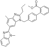 structure of CAS# 528560-93-2, 替米沙坦甲酯