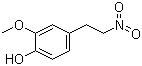 2-甲氧基-4-(2-硝基乙基)苯酚分子结构 (CAS 528594-30-1)
