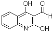 structure of CAS# 529-89-5, 2,4-二羟基-3-喹啉甲醛