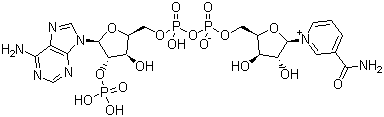 structure of CAS# 53-59-8, 烟酰胺腺嘌呤双核苷酸磷酸盐