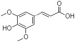 structure of CAS# 530-59-6, 4-Hydroxy-3,5-dimethoxycinnamic acid
