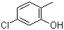 structure of CAS# 5306-98-9, 5-氯-2-甲基苯酚