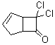 structure of CAS# 5307-99-3, 7,7-二氯双环[3.2.0]庚-2-烯-6-酮