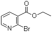 2-溴烟酸乙酯分子结构 (CAS 53087-78-8)