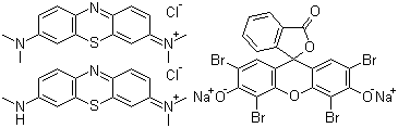 structure of CAS# 53092-85-6, 天青 II 曙红