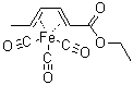 三羰基(eta4-(E,E)-2,4-己二烯酸乙酯)铁分子结构 (CAS 53110-58-0)