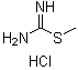 S-甲基异硫脲单盐酸盐分子结构 (CAS 53114-57-1)