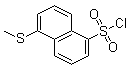 CAS 登录号：53135-95-8, 5-(甲硫基)-1-萘磺酰氯