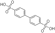 structure of CAS# 5314-37-4, 4,4'-Biphenyldisulphonic acid