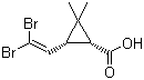CAS # 53179-78-5, (1R-cis)-3-(2,2-Dibromoethenyl)-2,2-dimethylcyclopropanecarboxylic acid